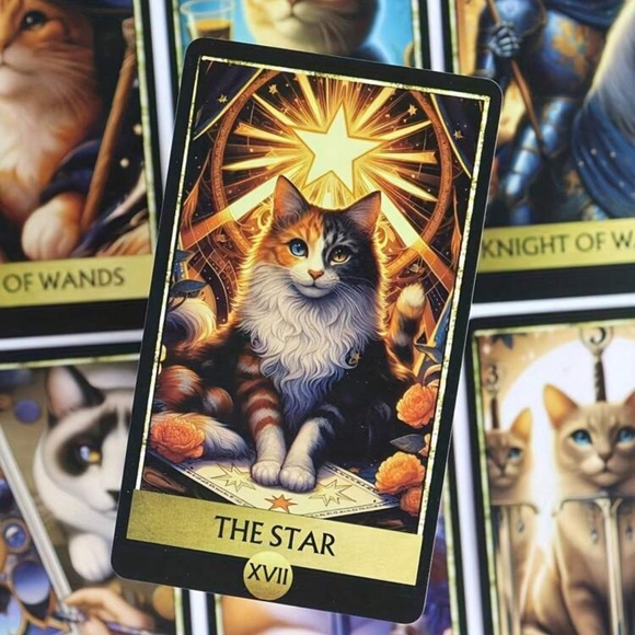 •Divine Feline• 78-Card Tarot Deck for Cat Lovers - Picture 3 of 4